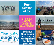 Load image into Gallery viewer, 209122-STA Level 2 Open Water Swimming Coaching - online theory March weekend and practical April, Hayling Island, UK
