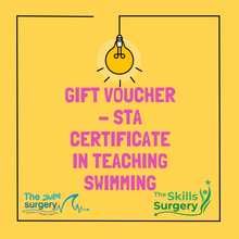 Load image into Gallery viewer, Gift voucher - BLACK FRIDAY 10% off at checkout -STA Award in Aquatic Teaching - Baby and Pre-School
