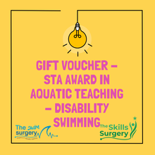 Load image into Gallery viewer, Gift voucher - BLACK FRIDAY 10% off at checkout -STA Award in Aquatic Teaching - Baby and Pre-School
