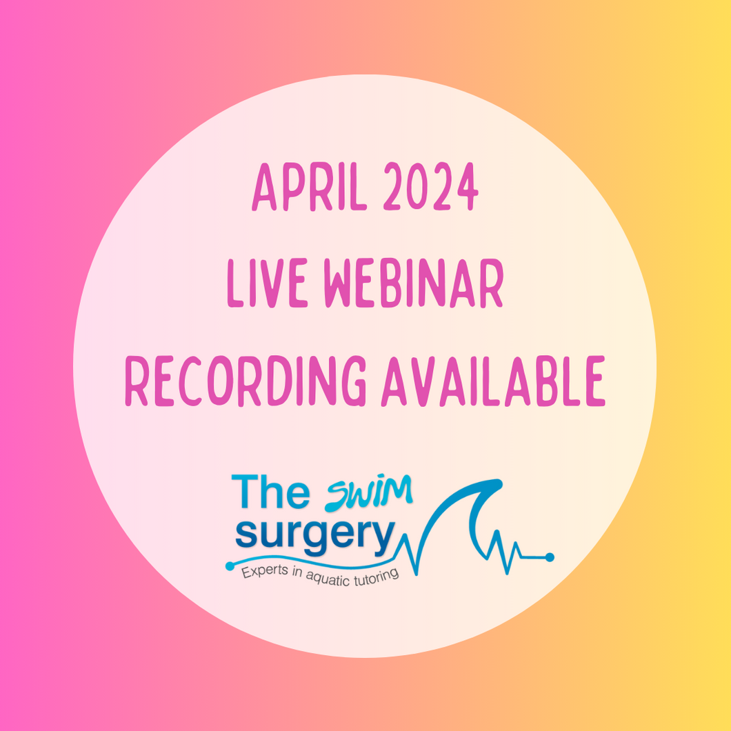 Live Webinar - Swimming Teacher CPD -Butterfly, updated practices and games