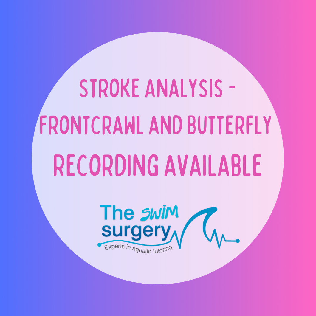 Stunning Starts Series - Swimming Teacher CPD - Stroke Analysis - Front crawl and Butterfly