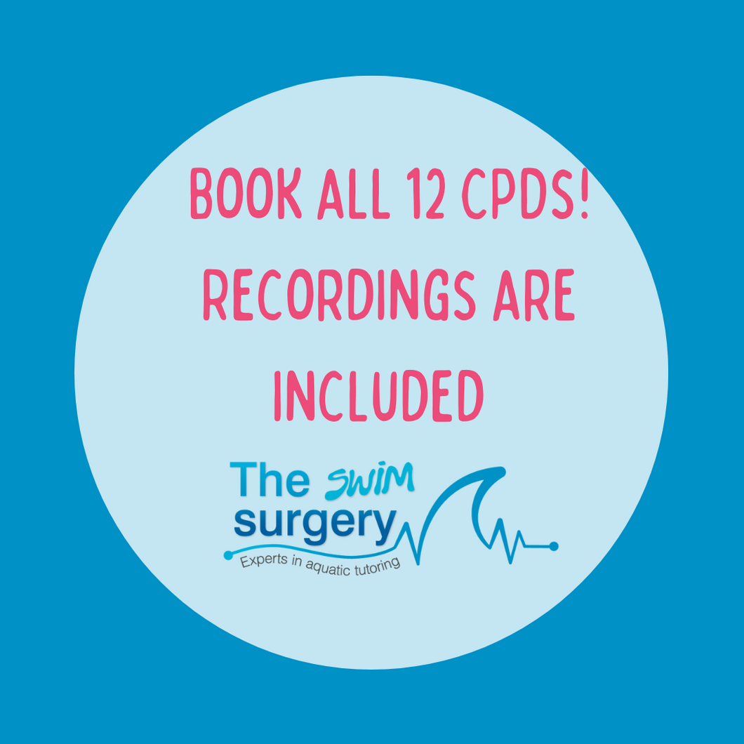 Book all 12 Stunning Starts CPDS - Stunning Starts for Swimming Teachers Series